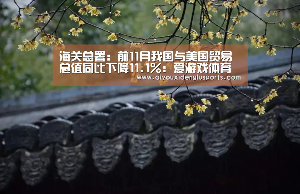 海关总署：前11月我国与美国贸易总值同比下降11.1%：爱游戏体育